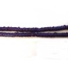 Perles rondelles heishi 6mm en nacre teintée-violet x 30-(8cm)