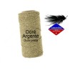 Fil ciré Linhasita 1,2mm doré-argenté (ouro-prata) X5M