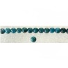 Perles en Apatite 4mm bleu x 20