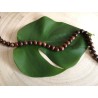 Perles en bois de Santal d'Afrique-PADOUK-8mm