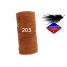Fil ciré Linhasita 0,75MM pour micro macramé caramel (203) X 5M