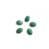 Cabochon ovale Amazonite 14x10mm-Vert x1