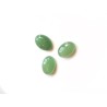 Cabochon ovale Aventurine 14x10x5mm-Vert x1