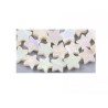 Perle étoile 8-9mm en nacre AB-Blanc x1