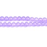 Perles en jade 6mm teinté light amethyst x15