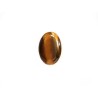 Cabochon ovale 10x8mm - oeil de tigre x1