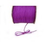 Fil nylon tressé 1mm VIOLET éclatant foncé x 3 Mètres