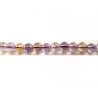 Perles en Ametrine 6mm X 6
