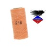 Fil ciré Linhasita 1MM pour micro macramé Orange clair (216))
