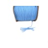 Fil nylon tressé 1mm BLEU ciel x 3 Mètres