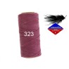 Fil ciré Linhasita pour micro macramé 1MM orchid 323 X 5M