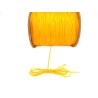 Fil nylon tressé 1mm JAUNE bouton d'or x 3 Mètres