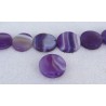 Agate lace plate 20mm violet 