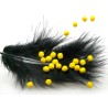 Facettes de Bohême 4mm  jaune citron-yellow opaq x 50