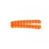 Perles en verre mat 4mm orange X 20