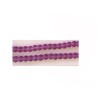 Perles en verre mat 4mm violet X 20