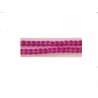Perles en verre mat 4mm fuchsia X 20