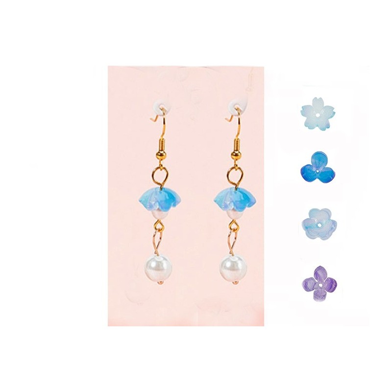 coupelles en acétate de cellulose-bleu-violet- x3 paires