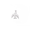 Breloque Hirondelle 14x11mm acier inox 304 X1