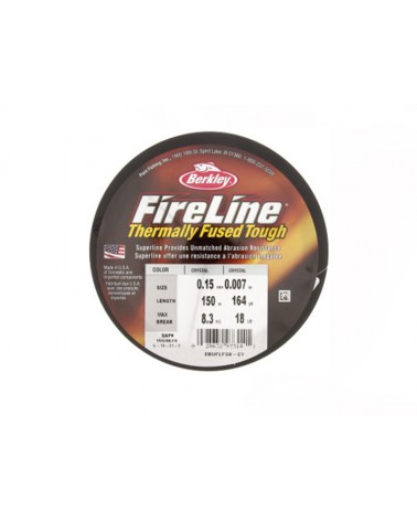 Fil Fireline Ultra 8-Tresse fusionnée 0.15 mm (18LB) - Crystal x150 m
