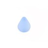 Pétale acrylique dépoli 17x14mm-Bleu