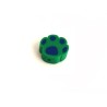Perle patte de chien 8-10mm pâte polymère-Vert
