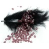 Toupies  en cristal de Bohême 4mm VIOLET- Dark Amethyst x 25