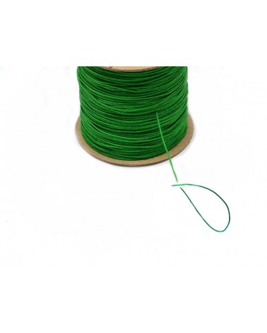 Fil nylon tressé 0,6mm vert prairie x 3 Mètres