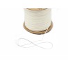 Fil nylon tressé 0,6mm blanc x 3 Mètres