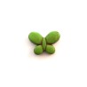 Perle papillon imitation howlite 35x24mm-vert