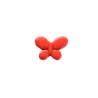 Perle papillon imitation howlite 35x24mm-Orange