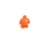 Perle tortue imitation howlite 17x14mm-Orange