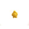 Perle tortue imitation howlite 17x14mm-Jaune