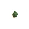 Perle tortue imitation howlite 17x14mm-vert X1