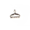 Breloque cintre 34x30mm argenté vieilli
