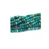 Perles en turquoise de Hubei 2mm facettées bleu