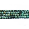 Perles en Jaspe dit "Turquoise Africaine " 4mm
