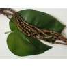 Perles 4mm en bois de santal naturel