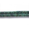Perles heishi 4mm en Jaspe "Turquoise Africaine "vert x20