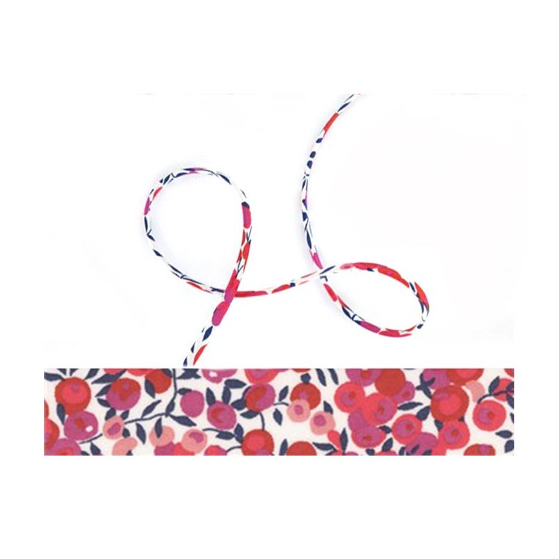 Cordon tissu liberty 4mm Wiltshire S x 20cm